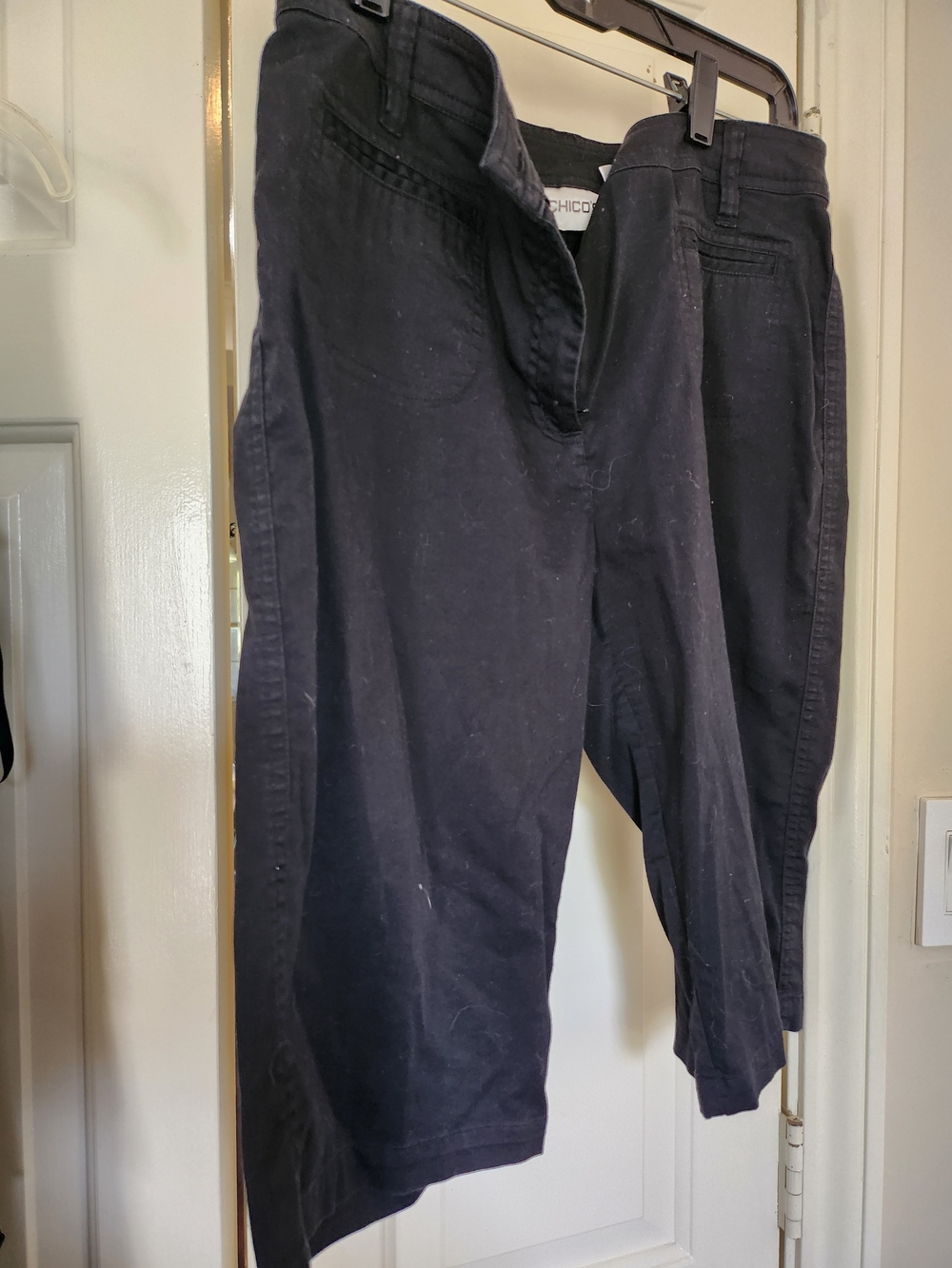 Chico's Black Women's Chino Shorts